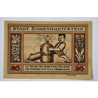 1921 год 25 пфеннигов  Германия