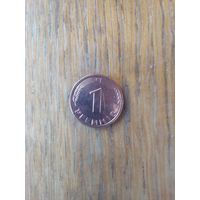 Монеты. Германия ФРГ 1 пфеннинг 1980