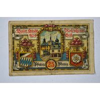 1921 год 25  пфеннигов  Германия нотгельд