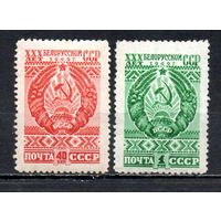 Белорусская ССР СССР 1949 год серия из 2-х марок