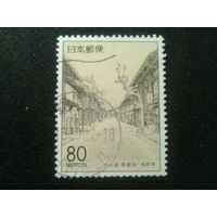 Япония, 1999. Старое почтовое отделение в Томе. Улица
