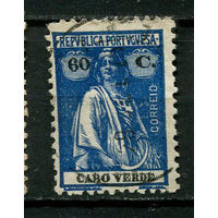 Португальские колонии - Кабо-Верде - 1921/1922 - Жница 60C - [Mi.189] - 1 марка. Гашеная.  (Лот 30Jw)-T9P1