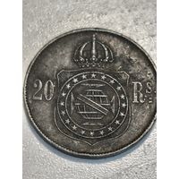 1869 Brasil 20 reis