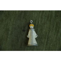 Елочная игрушка " Снегурочка - мини )   3,6 см