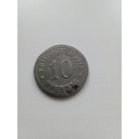 Германия (нотгельды) 10 пфеннигов 1917