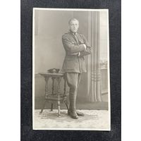 Фотооткрытка 1 Мировая война / Австро-Венгрия офицер китель, фуражка / J. Zeman Schumburg-Tannwald