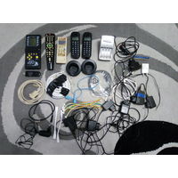 Сборный лот (MP-3 плеер, тетрис, радиотелефон, зарядки и др.) с 1 рубля