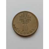 Португалия. 10 эскудо 1989 года. (4)