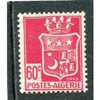 Французский Алжир. Стандарт. Герб города Оран.  60с, Зуб. 14:13