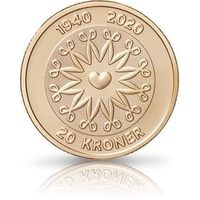 Дания 20 крон, 2020 80 лет со дня рождения Королевы Маргрете II UNC