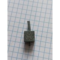 Дрейдл. Еврейский волчок. В супер сохране. Полностью рабочий.