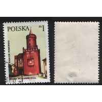 Польша 1977-11 2528 марка из серии Исторические памятники  1zl Brama Wolinska XIVw (a1-13 ТОРГ/ВАША ЦЕНА