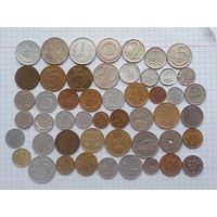 Монеты Европа 1 , 50 штук , без повторов .