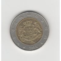 2 лари Грузия 2006 Лот 8640
