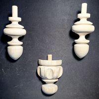 Комплект нижних точенок для корпуса настенных часов