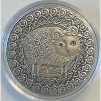 ОВЕН, 20 РУБЛЕЙ, 2009 ГОД, Ag925