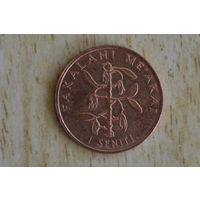 Тонга 1 сенити 2005 с 1 руб