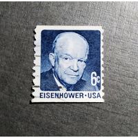 Марка США 1970 год Эйзенхауэр