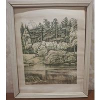 Картина .цв.автолитография Смирнов