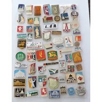 Значки городов СССР - 63 шт.