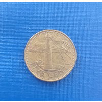 Барбадос 5 центов 2002 год маяк