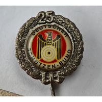 25 лет членства в стрелковом союзе Германия знак