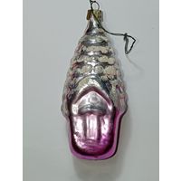 Ёлочная игрушка - Домик  , СССР .