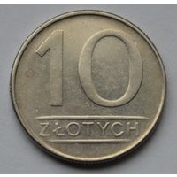 Польша, 10 злотых 1987 г.