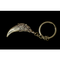 Брелок Клык волка Латунь