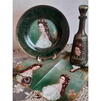 Декоративный винтажный комплект "Алисия Баварская", ручная работа, декупаж.
