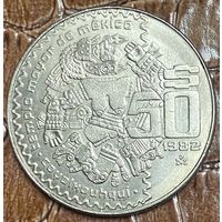 Монета. Мексика. 50 песо 1982 год.
