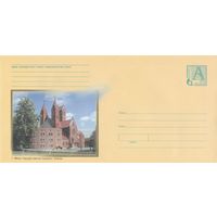 Беларусь 2003 ХМК Минск. Костел святых Симона и Елены (с листом писчей бумаги) (к1)