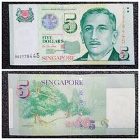 5 долларов Сингапур обр. 2005 г.