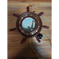 Светильник-ночник.Маяк,штурвал,иллюми натор.СССР.