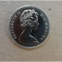 Канада 5 центов, 1967 г., 100 лет Конфедерации Канада,  KM# 66 ю