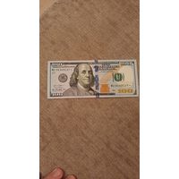 100 долларов со звездой
