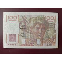 Франция 100 франков 1953