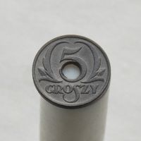 Польша 5 грошей 1939 немецкая окупация