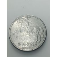 Норвегия 1 крона 1970 года .