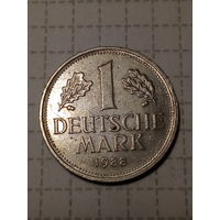 1 марка ФРГ  1988 F год
