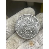 Очень яркий мундир 3 марки 1913 UNC! много лотов!