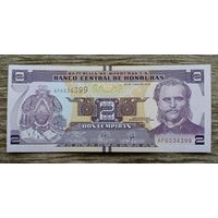 Werty71 Гондурас 2 лемпиры 2019 UNC банкнота