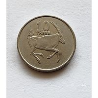 Ботсвана 10 тхебе, 2008