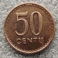 Литва 50 центов  1991 г.