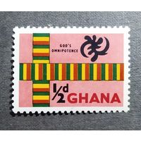 Марка Гана 1961 год Национальные символы