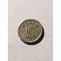Норвегия 10 оре 1957