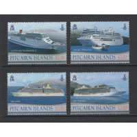 Питкэрн Острова /Pitcairn Islands 2013** Корабли Круизные лайнеры #876-879