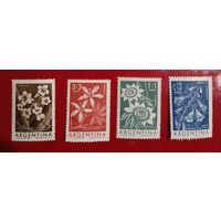 Аргентина** 1961 флора выставка TEMEX