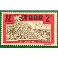 Того 1924. Плантации кокосовый пальм