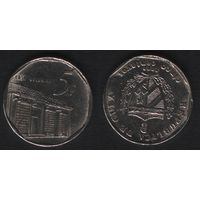 Куба km575.2 5 центаво 2000 год (_брак(om1(1(3 наплыв ТОРГ ЛЮБОЙ